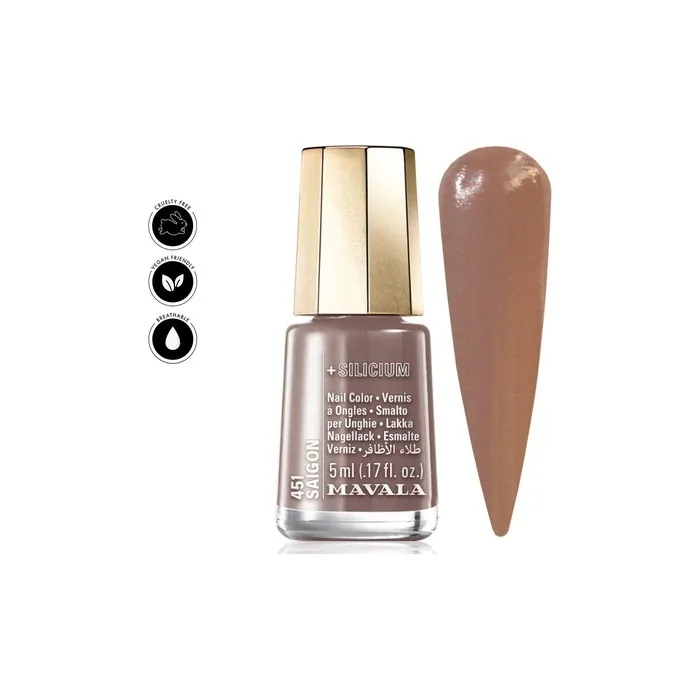 Mavala Timeless Colors 2024 Breathable Mini Nail Polish Saigon 5ml