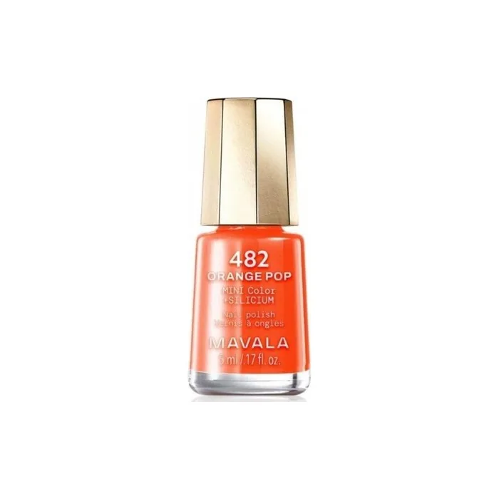 Mavala Pop Wave Collection 2025 Orange Pop 482 Nail Polish 5ml