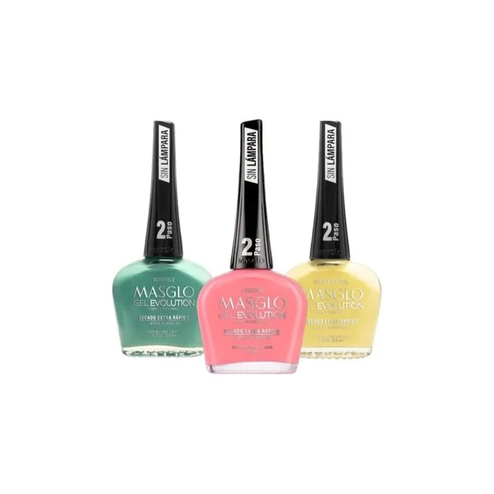 MASGLO GEL EVOLUTION Nail Polish Gel Effect - Adorable Selection