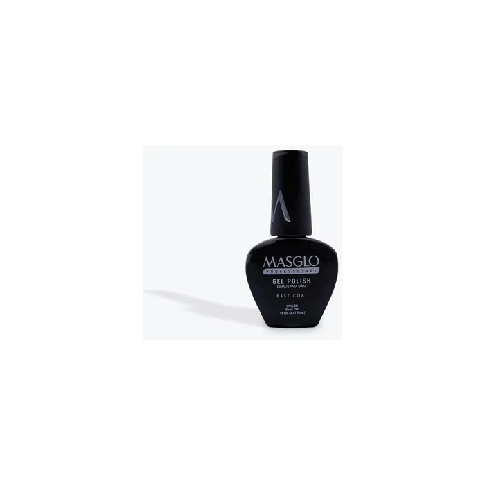 Masglo Base Coat Semipermanent Professional Gel Polish 14ml Translucent - Translucent Range