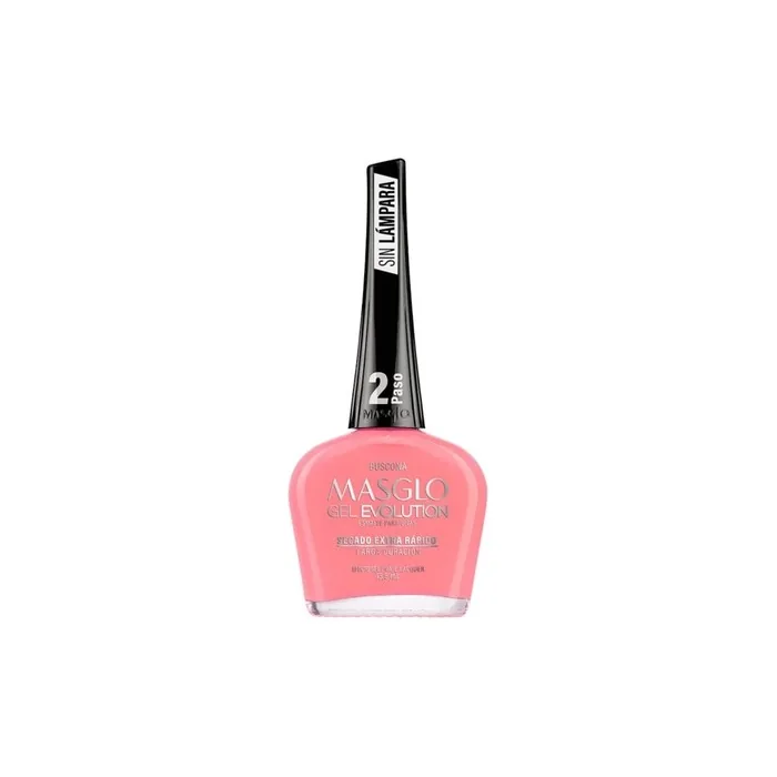 MASGLO GEL EVOLUTION Nail Polish Gel Effect No UV/Led Lamp Required Lasts up to 12 Days 1 Piece Color Gel
