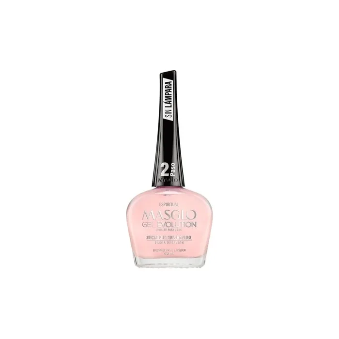 MASGLO GEL EVOLUTION Nail Polish Gel Effect No UV/Led Lamp Required Duration up to 12 days 0.5 Fl Oz