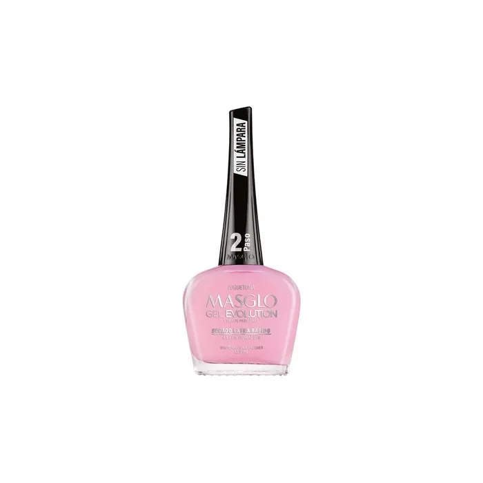 MASGLO GEL EVOLUTION Nail Polish Gel Effect No UV/Led Lamp Required Lasts up to 12 days 0.5 Fl Oz