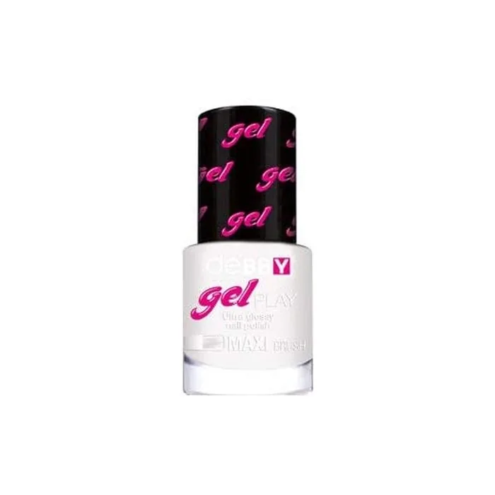Debby Gel Play Nail Enamel 23, Milk White