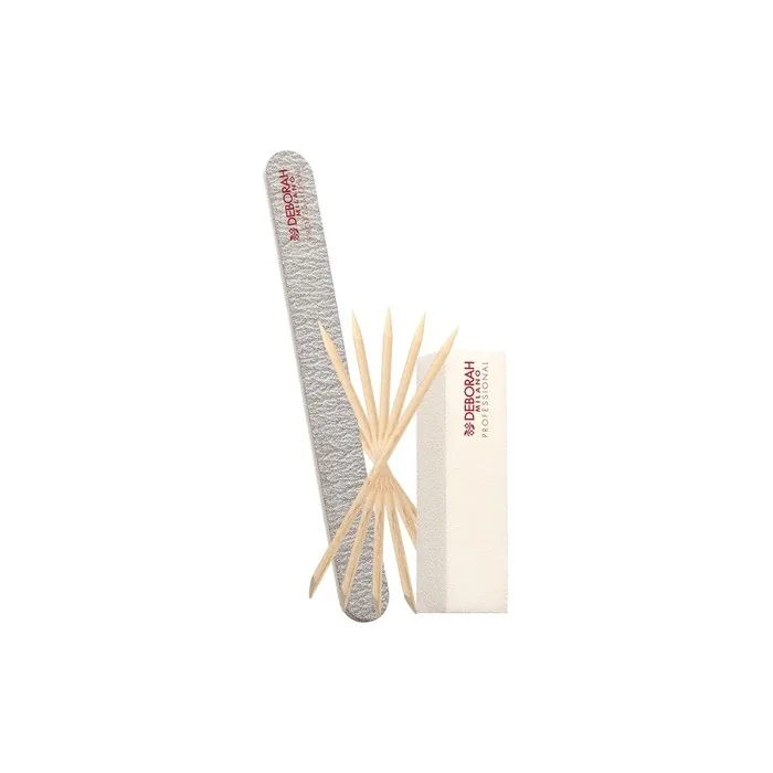 Deborah Milano Semi-Permanent Nail Polish Accessories Kit Manicure Kit for Professional Results at Home with Files and Cuticle Pusher
