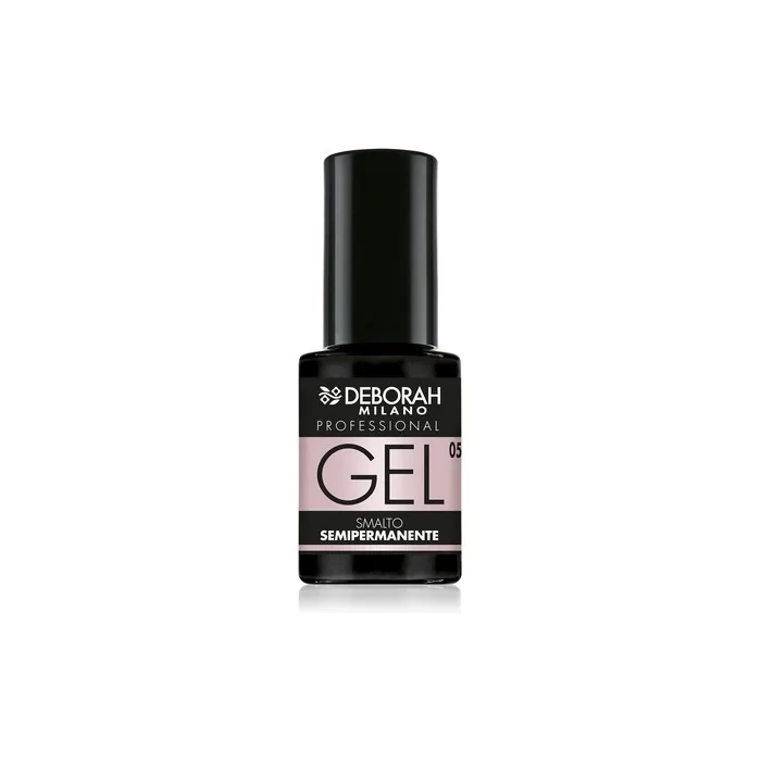 Deborah Milano Professional Semi-Permanent Nail Polish 05 Cashmere Pink Plumping Effect Long Lasting 4.5ml