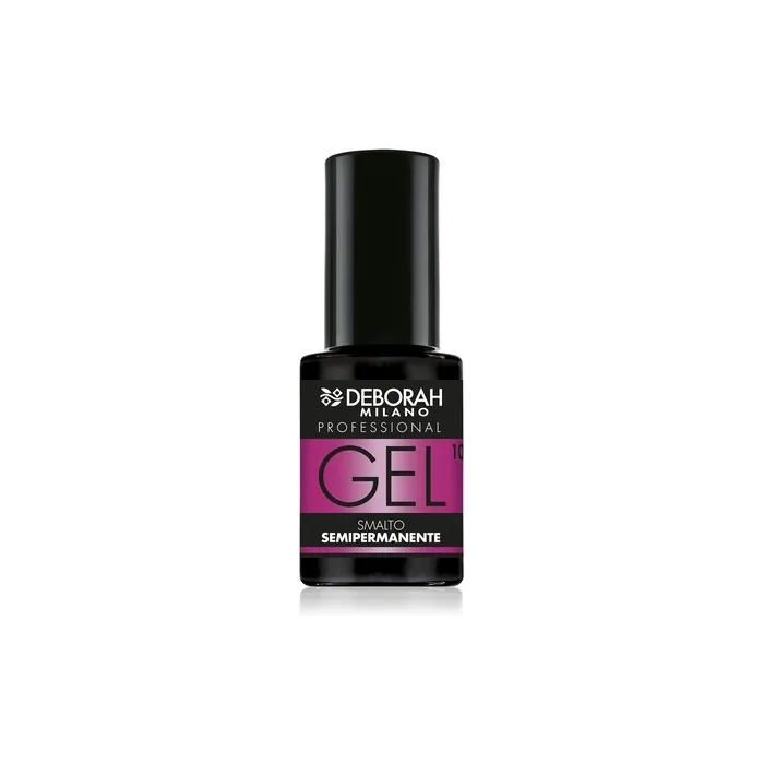 Deborah Milano Semi-Permanent Nail Polish #10 Dark Mauve Plumping Effect Long Lasting for Intense and Shiny Nails 4.5ml