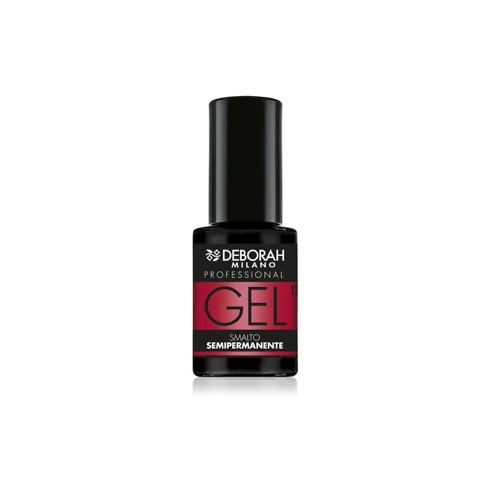 Deborah Milano Professional Semi-Permanent Gel Nail Polish Number 13 Orange Plumping Long Lasting for Intense and Shiny Nails 4.5ml