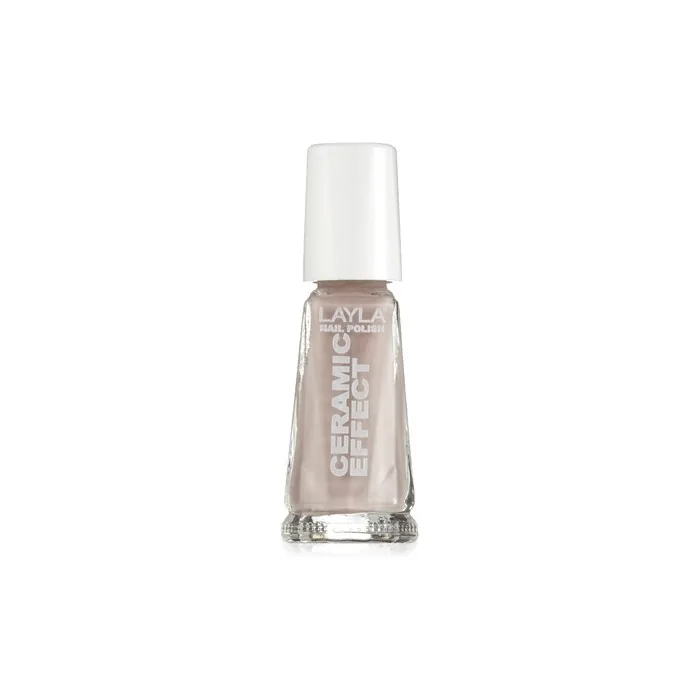 Layla Cosmetics 1243R23-069 Ceramic Effect Nail Polish Silky Beige 0.01l
