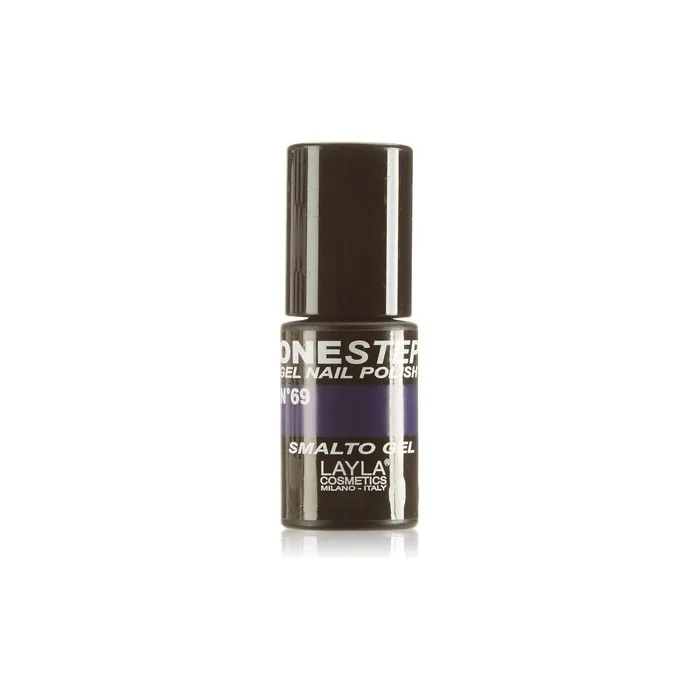 Layla Cosmetics One Step Gel Nail Polish Purple Panic 5ml