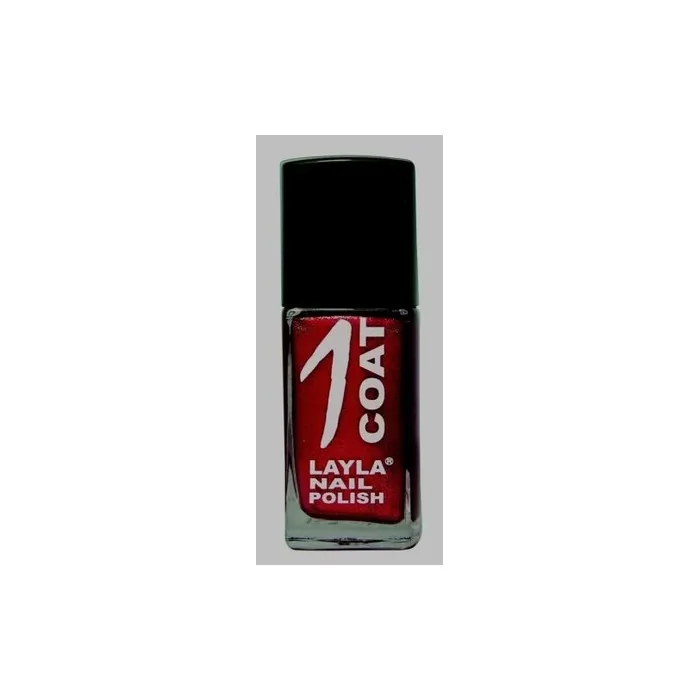 Layla Cosmetics 1 Coat Nail Polish Reflection Cherry 0.017L