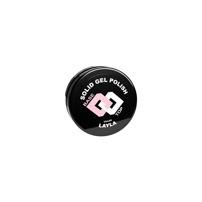 Layla Cosmetics Solid Gel Nail Polish Base and Top 15g