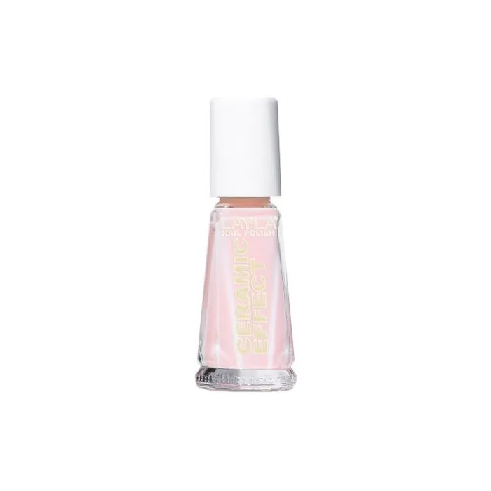 Layla Cosmetics 1243r23003 Ceramic Effect Nail Polish Sweet Pink 001l Beige
