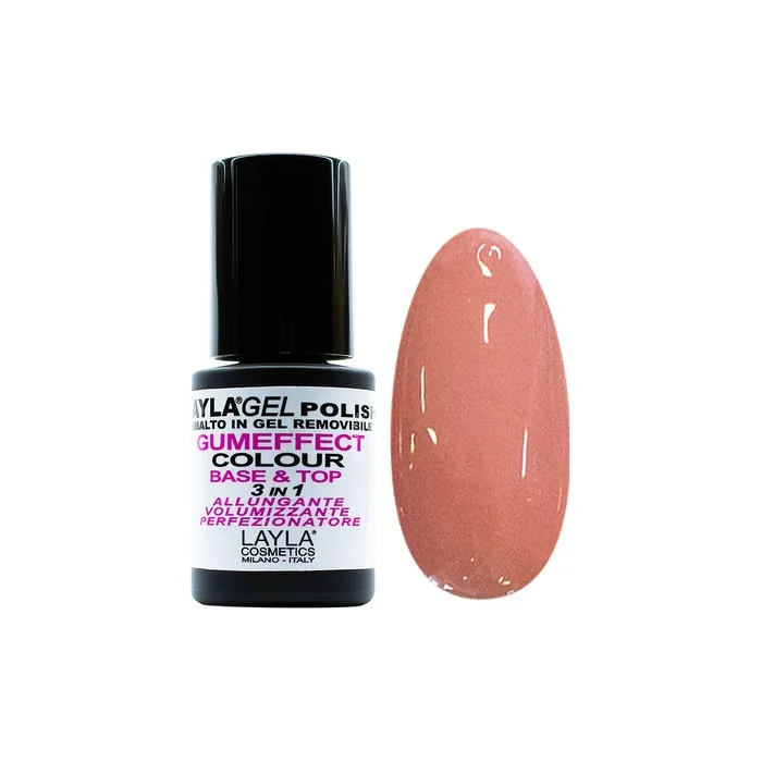 Layla Gel Nail Gumeffect Color Number 03 Natural Pink