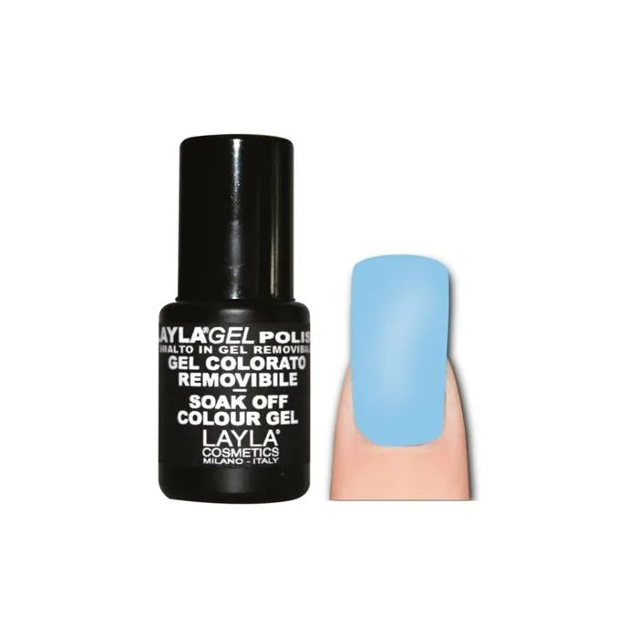 Layla Gel Nail Polish Removable Light Fluorescent Blue 172