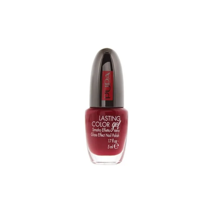 Pupa Lasting Colour Gel 032 Black Burgundy Glass Effect Nail Polish 5ml