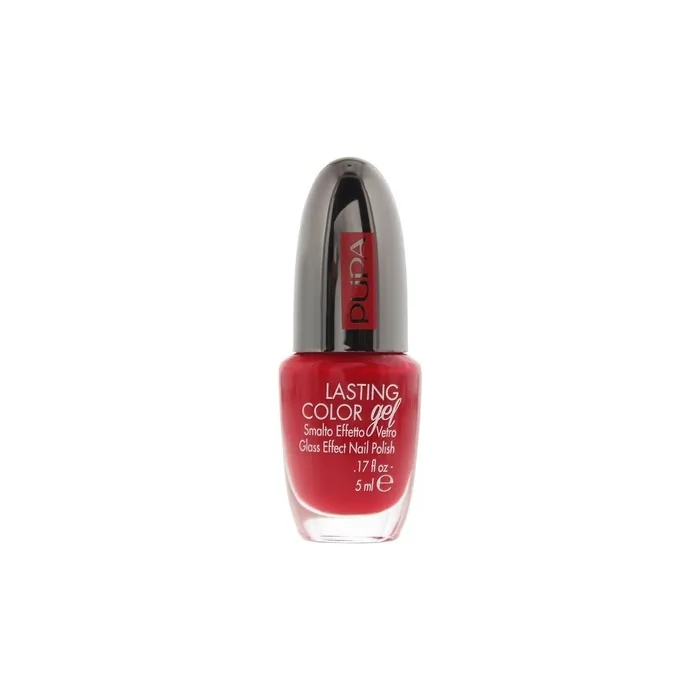 Pupa Lasting Colour Gel 41 Explosive Ruby Glass Effect Nail Polish 5ml For Women