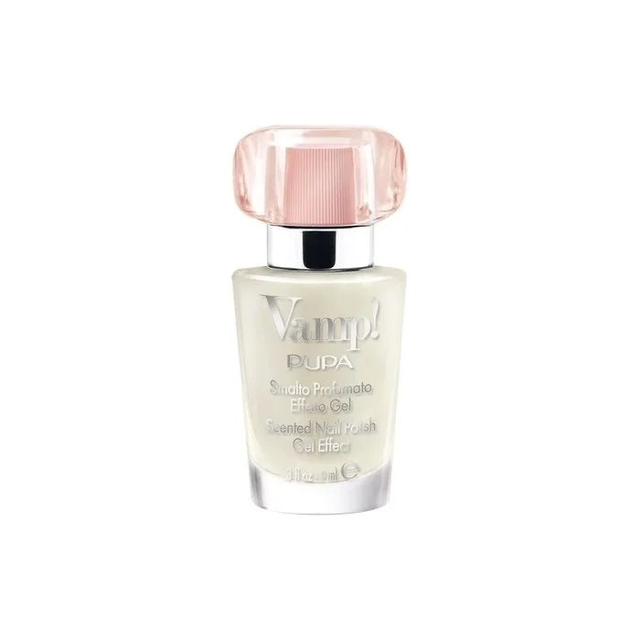 Pupa Vamp! Scented Gel Effect Nail Polish 119 Cotton White 9ml