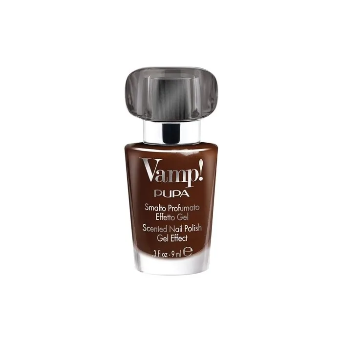 Pupa Vamp! Scented Gel Effect Nail Polish 312 Dark Chocolate