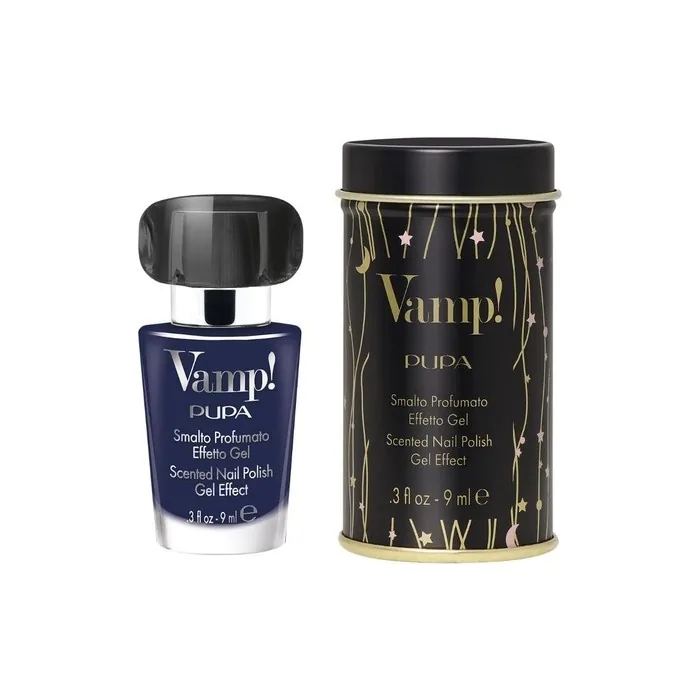 Pupa Vamp! Scented Gel Effect Nail Polish 313 Midnight Blue
