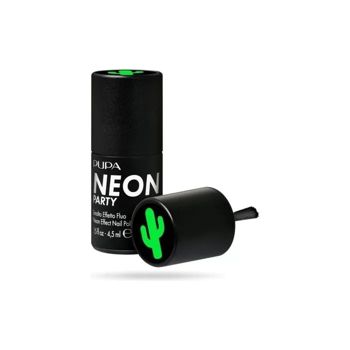 Pupa Neon Party Fluorescent Effect Nail Polish 300 Chiringuito Green