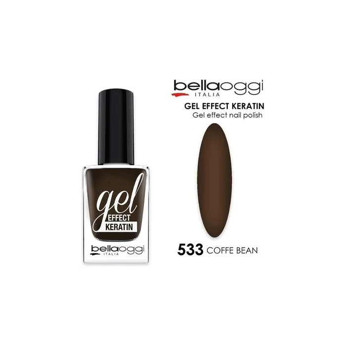 Bella Oggi Gel Effect Keratin Nail Polish With Keratin 533