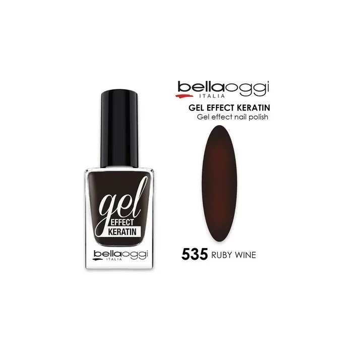 Bella Oggi Gel Effect Keratin Nail Polish With Keratin 535