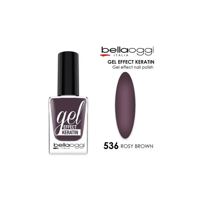 Bella Oggi Gel Effect Keratin Nail Polish With Keratin 536