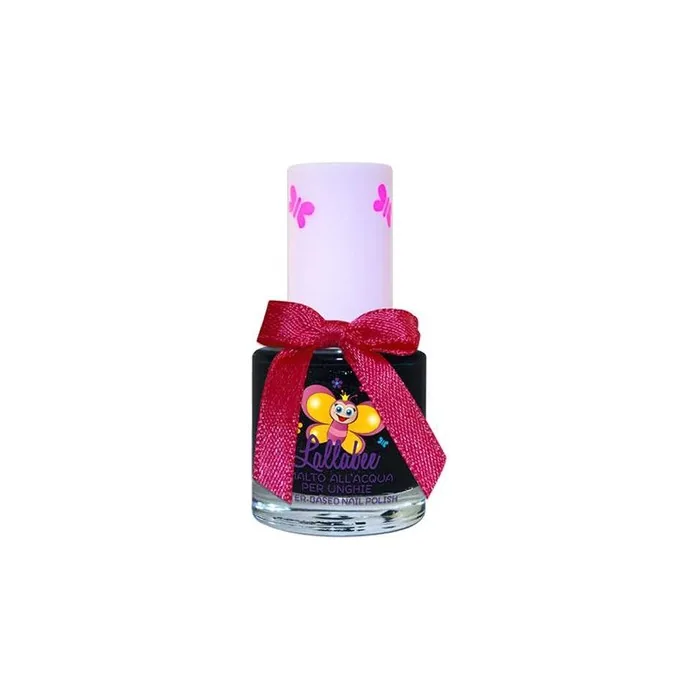 Lallabee Water-Based Nail Enamel, Pearly Spell Black