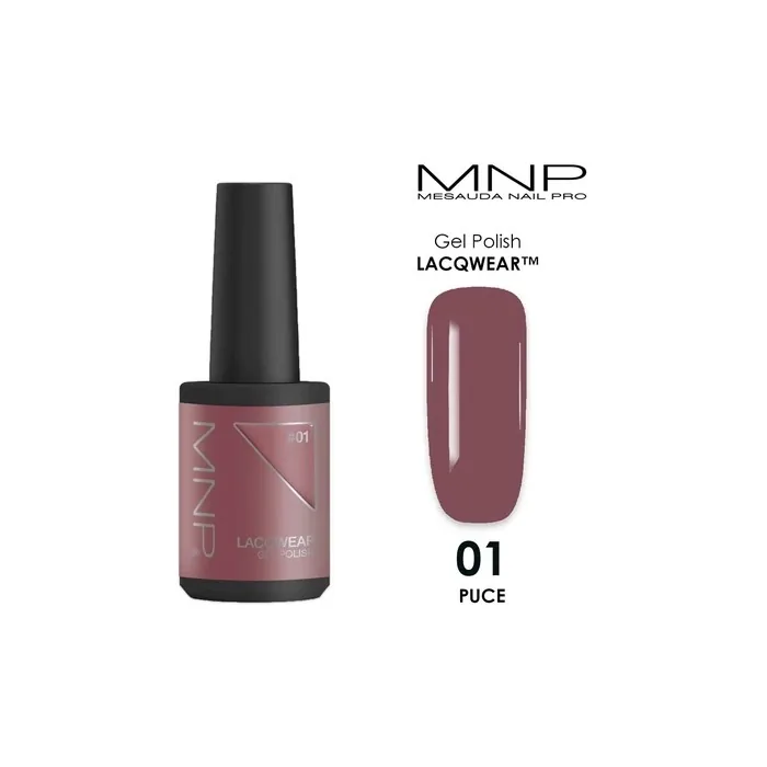 Mesauda Lacqwear Mnp Gel Polish 01 Puce 10 Ml