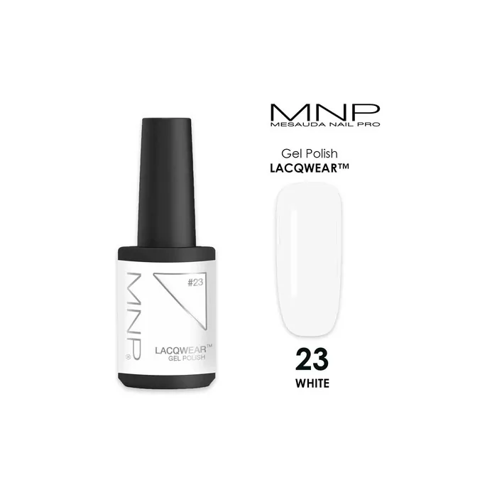 Mesauda Lacqwear Mnp Gel Polish 23 White 10 Ml