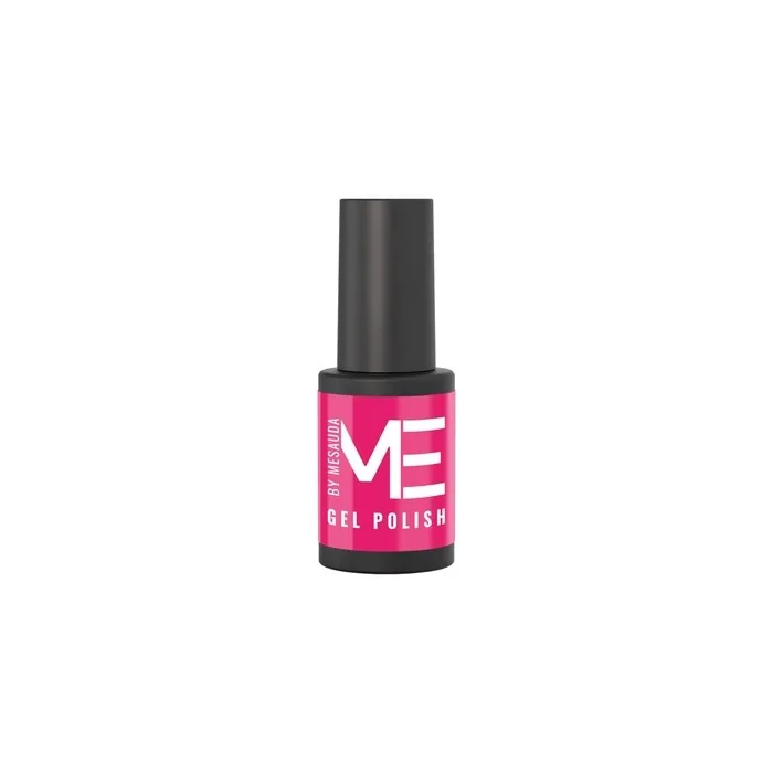 Me by Mesauda Semi-Permanent Nail Polish Fuchsia 201 Shocking Gel Nail Polish Easy On Easy Off Vegan and Cruelty Free 4.5ml