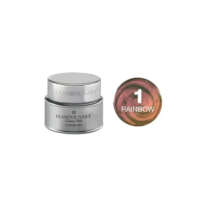 Vip Glamour Color Gel Rainbow 1 5 Milliliters