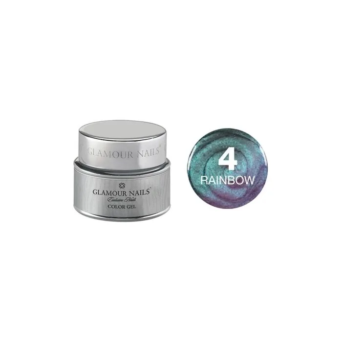 Vip Glamour Color Gel Rainbow 4 - 5 Milliliters