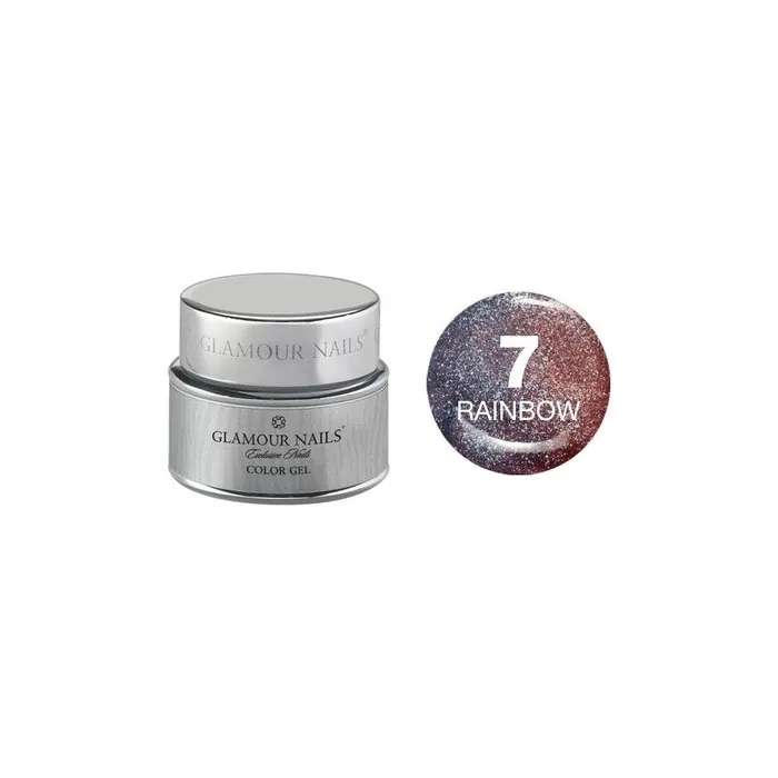 Vip Glamour Color Gel Rainbow 7 - 5 Milliliters