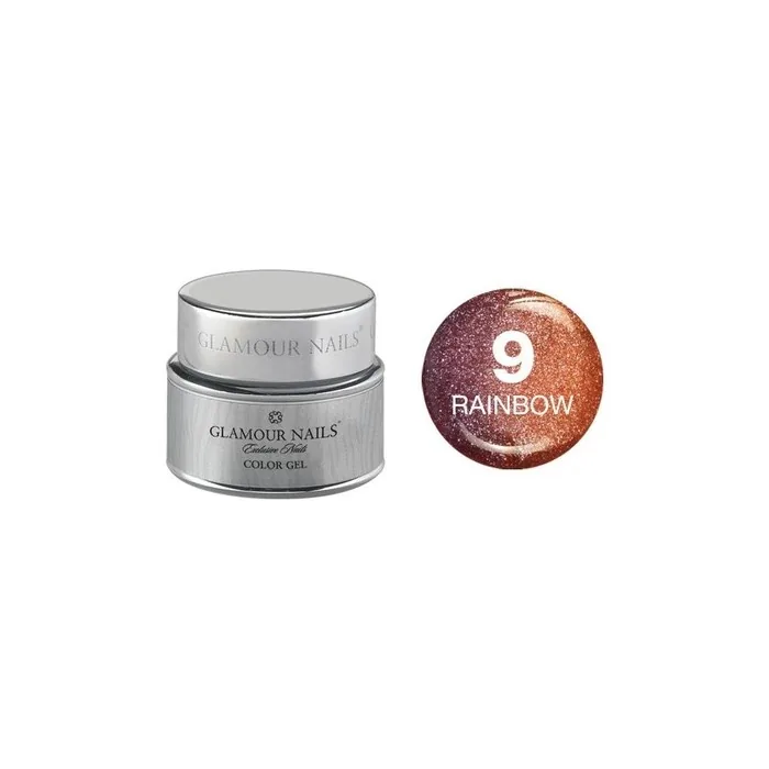 Vip Glamour Color Gel Rainbow 9 - 5 Milliliters