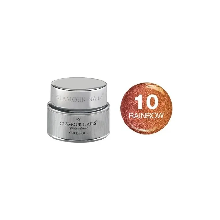 Vip Glamour Color Gel Rainbow 10 - 5 Milliliters