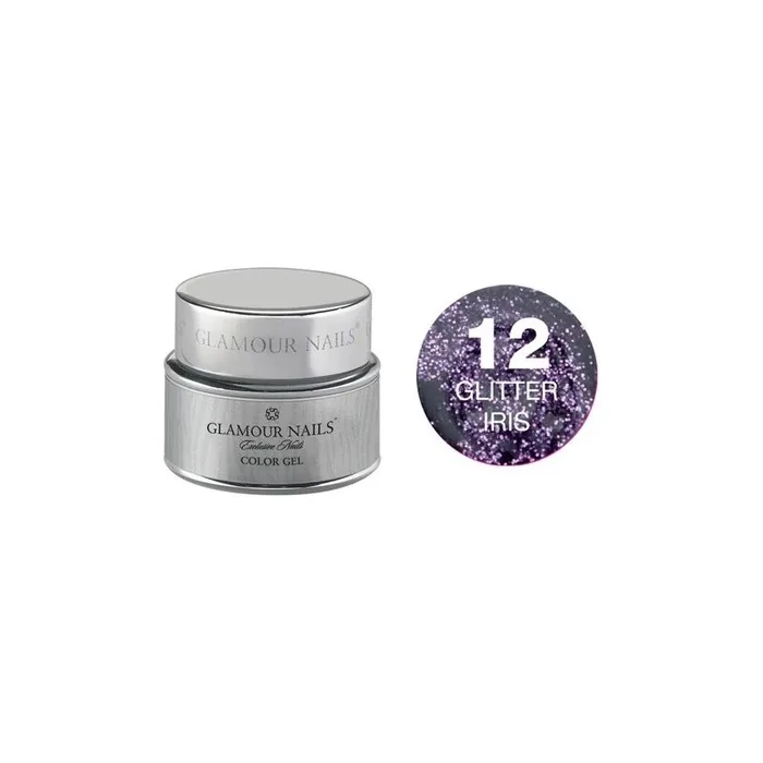 Vip Glamour Glitter Gel 12 - 5 Milliliters