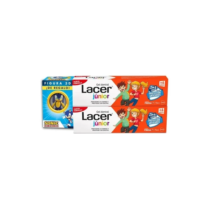 Duplo Gel Lac Junior Strawberry 75ml + Fig Sonic