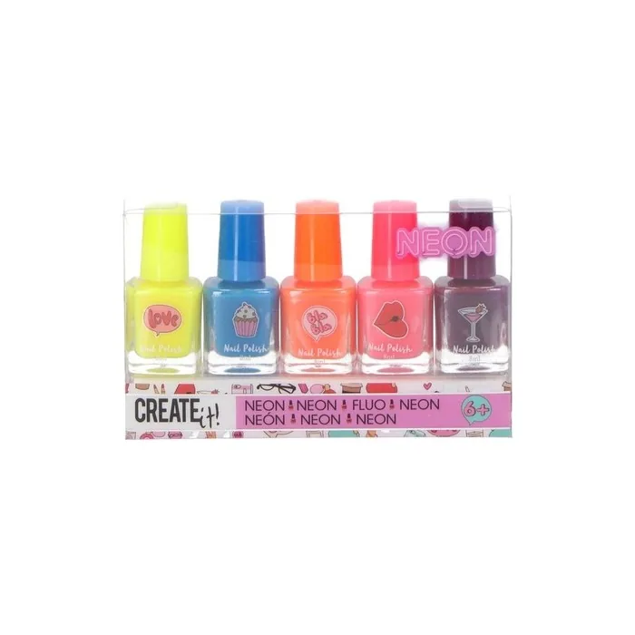 Create It! Nail Polish Neon 5-Pack