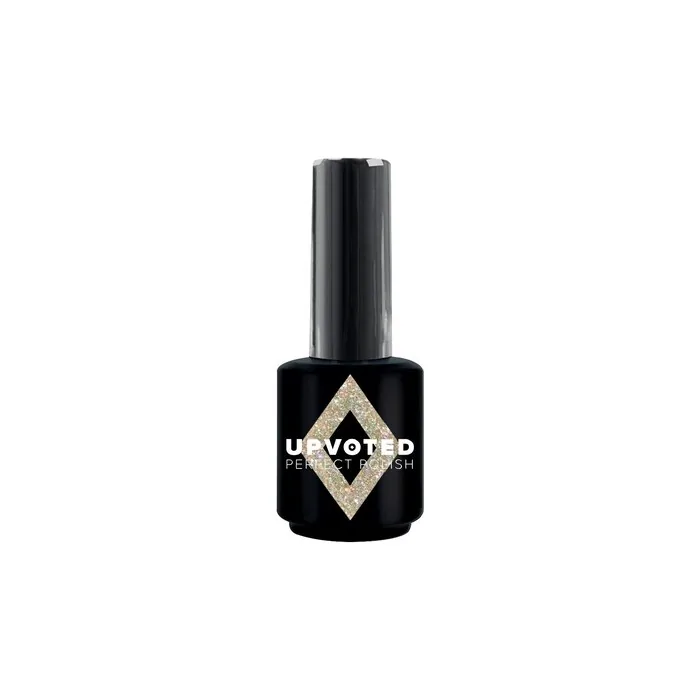 NailPerfect UPVOTED Glitter Soak Off Gelpolish #195 Golden Girl 15ml