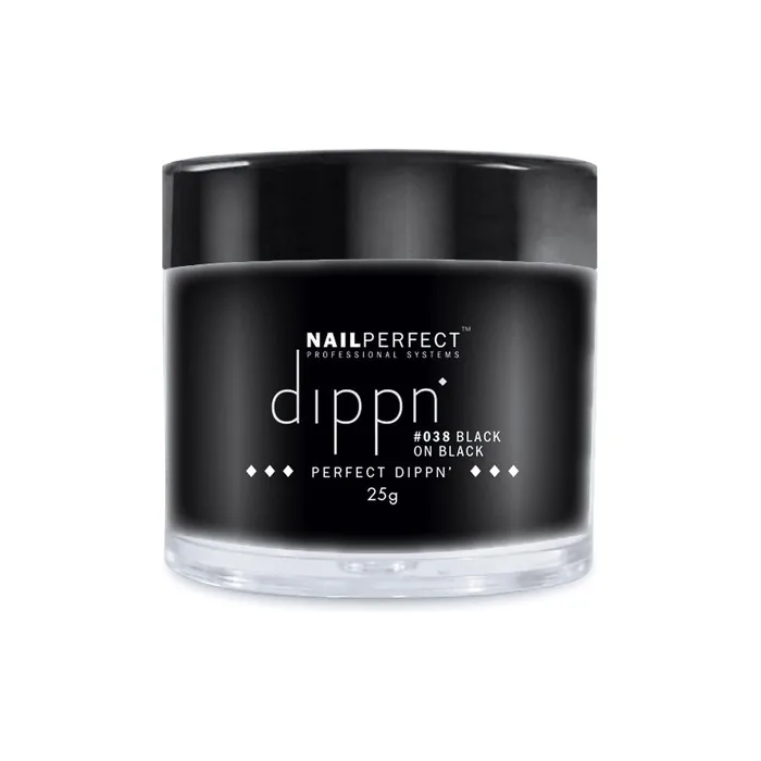 Nail Perfect Dippn Black On Black 25g