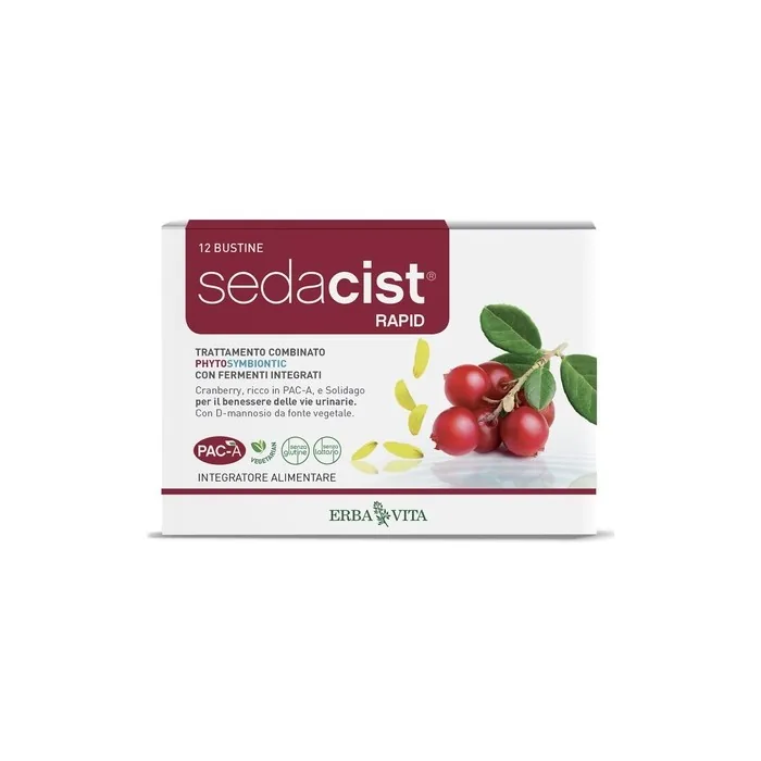 Erba Vita Sedacist Rapid Urinary Wellness Supplement 12 Sachets