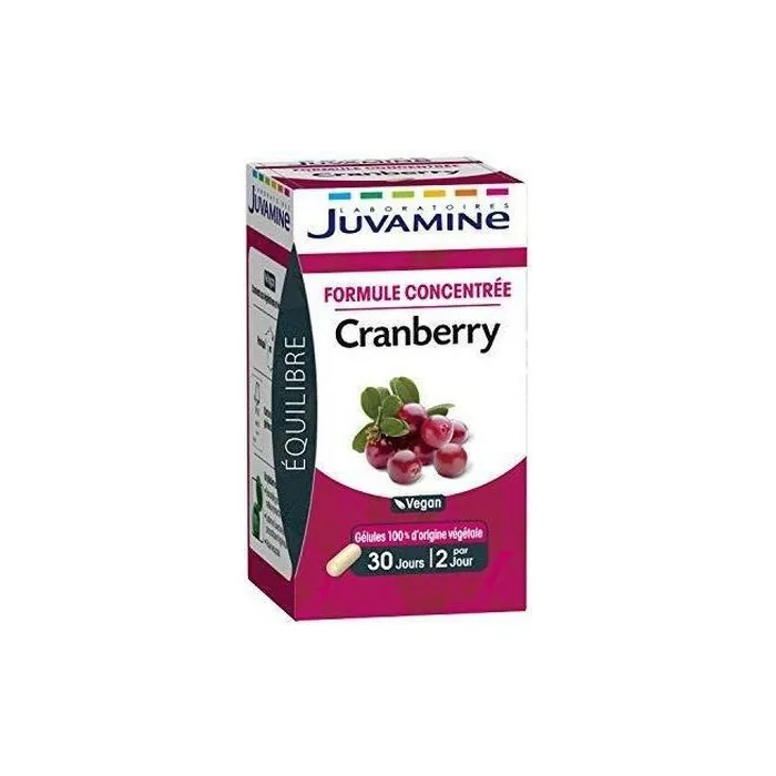 Juvamine Concentrated Formula Cranberry 60 Capsules