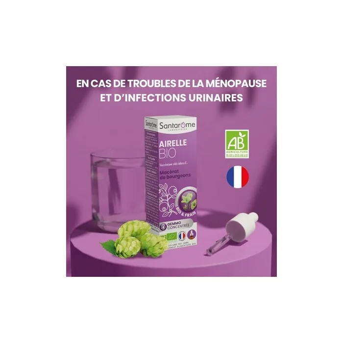 Santarome Organic Cranberry Gemmotherapy Fresh Bud Macerate Comfort