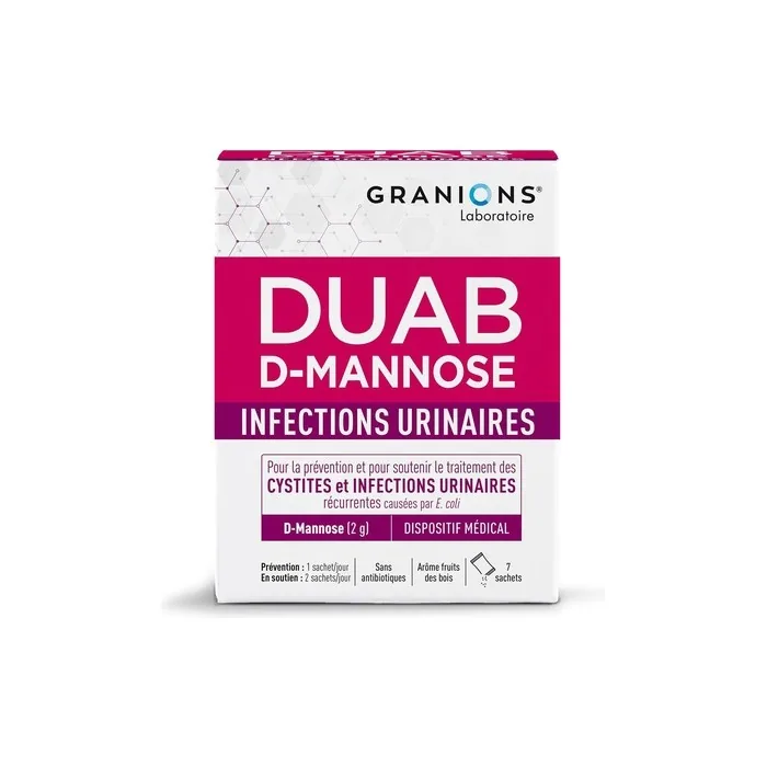 Duab D-Mannose Granions Medical Device for Cystitis Treatment