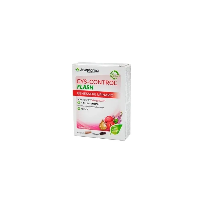 Arkopharma Cys Control Urinary Wellbeing Flash 10 Capsules