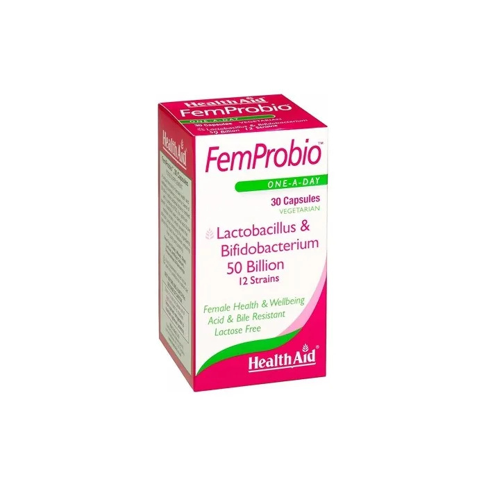 HealthAid FemProbio Probiotics 30 Vegetarian Capsules