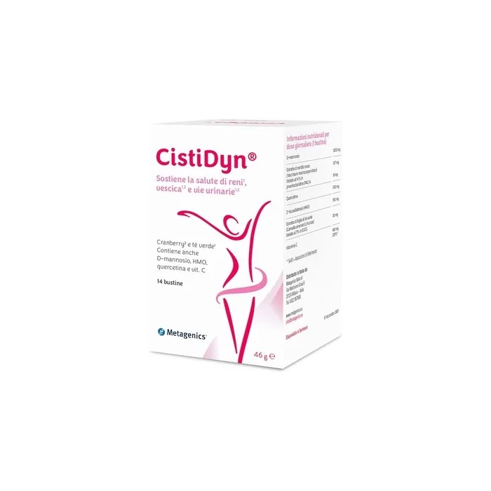 Metagenics CistiDyn Supplement for Kidneys, Bladder, and Urinary Tract 14 Sachets