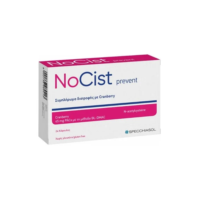 Specchiasol Nocist Prevent Dietary Supplement For The Urinary System 24 Plant Capsules